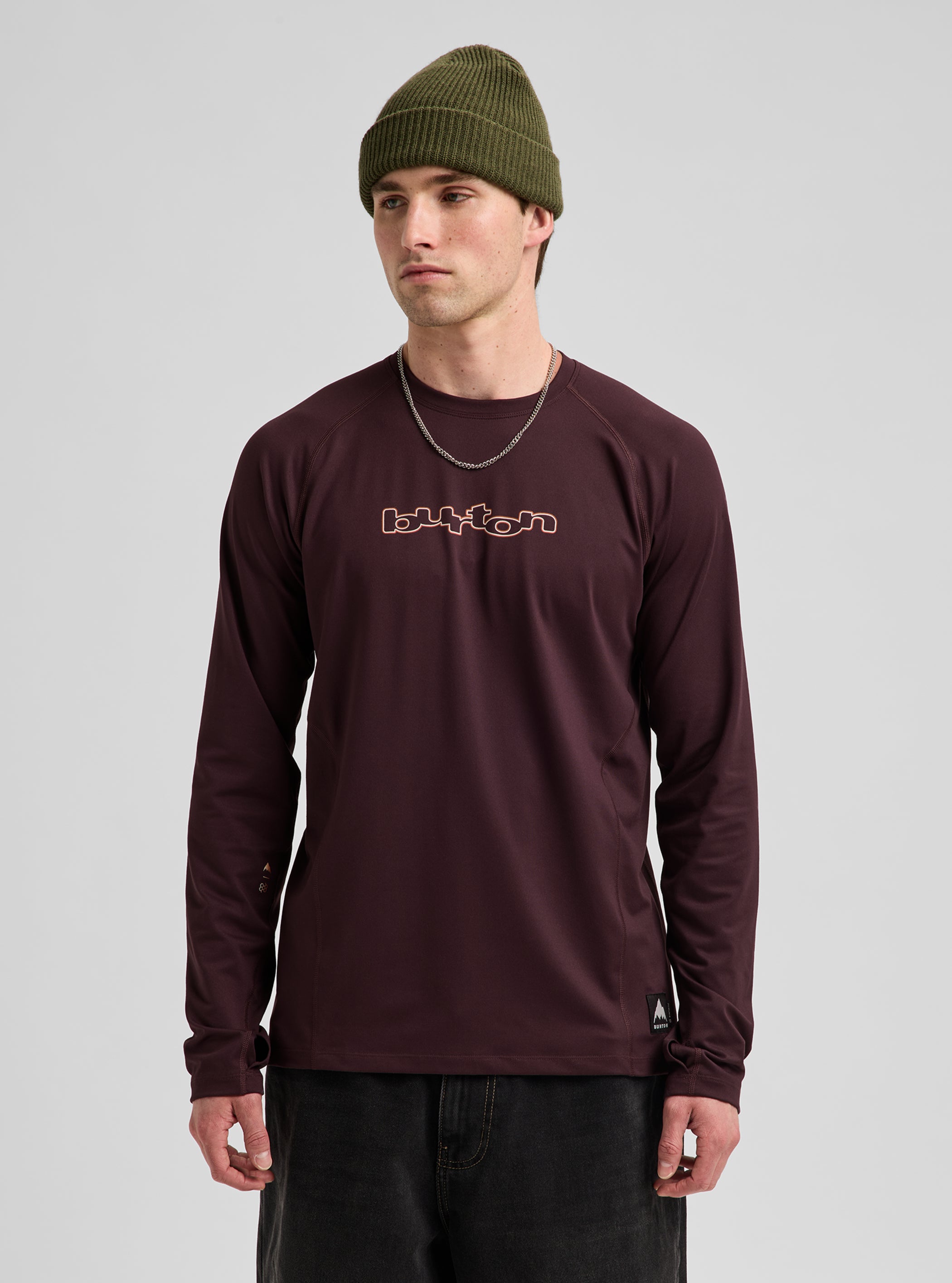 Product image of Men's Burton Synthetic Midweight Base Layer Crew[Variant:Bear Hug Brown]
