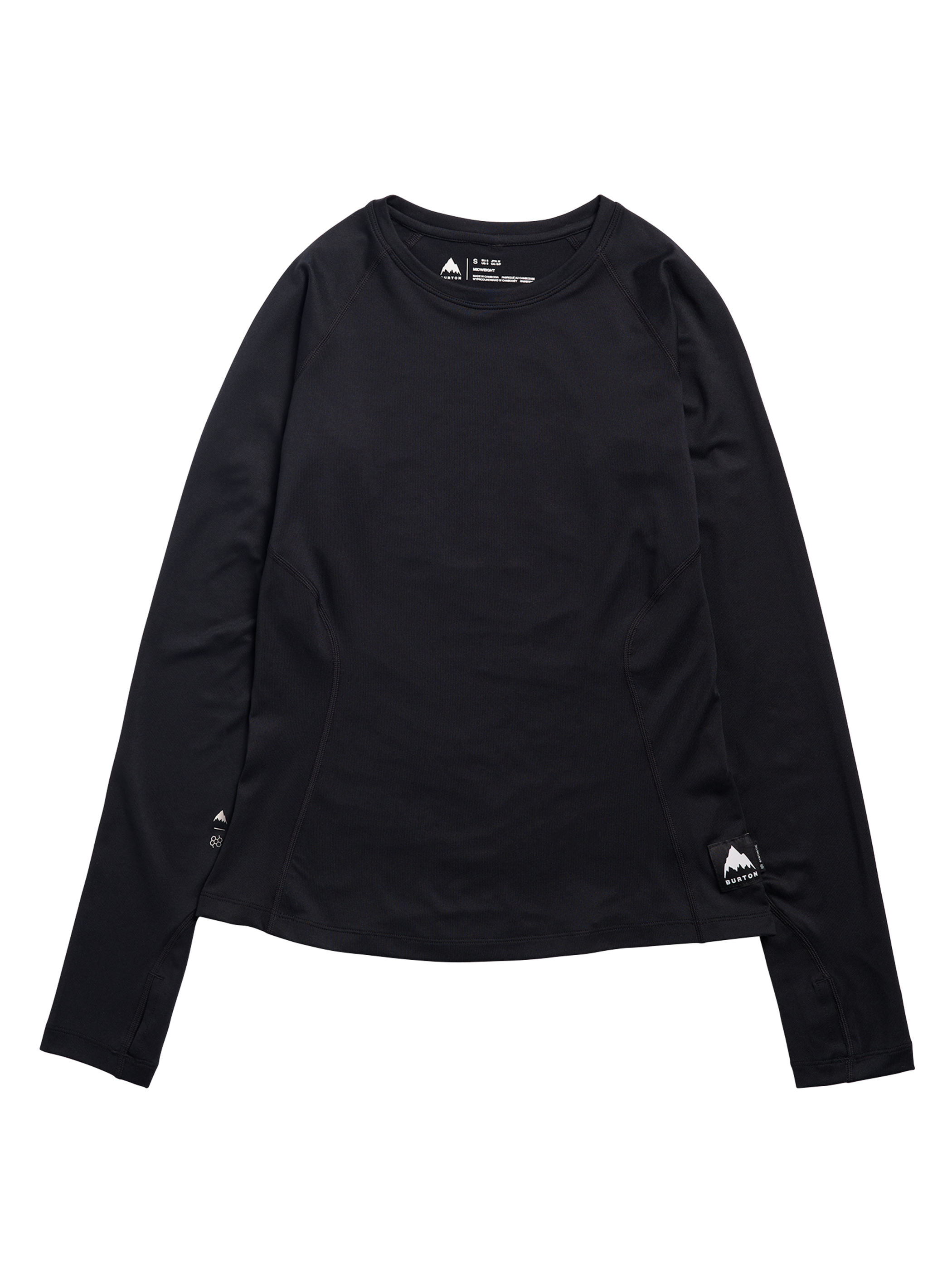 Product image of Women's Burton Synthetic Midweight Base Layer Crew[Variant:True Black]