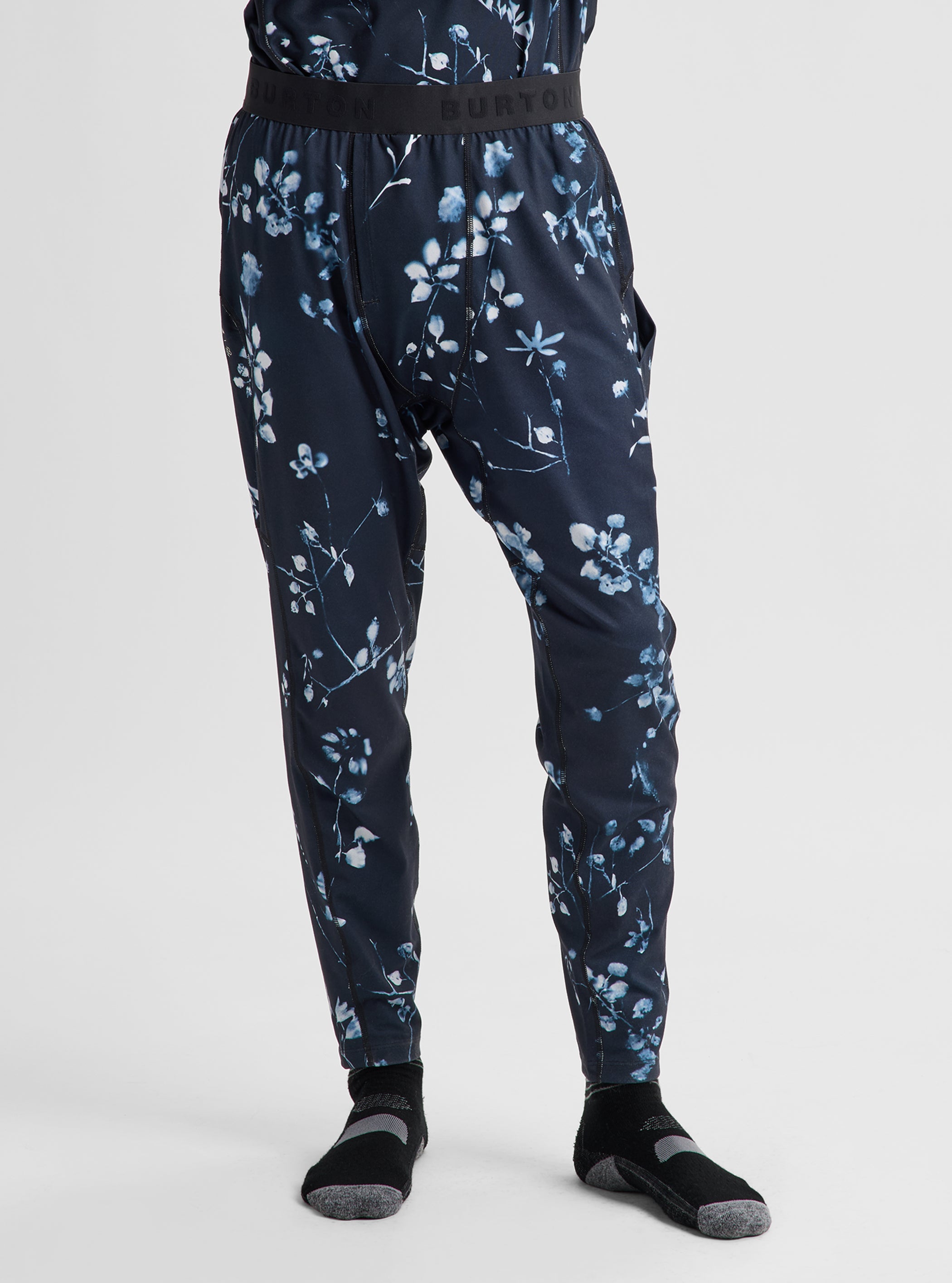 Product image of Men's Burton Synthetic Midweight Base Layer Pants[Variant:Cyanotype Floral]