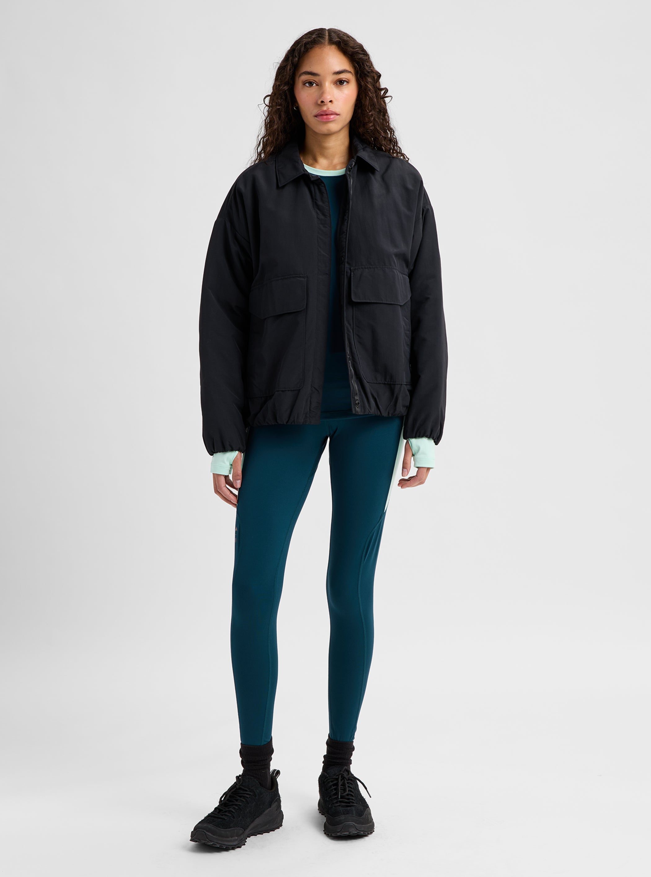 Product image of Women's Burton Synthetic Midweight Base Layer Pants[Variant:Atlantic Teal / Spring Frost]