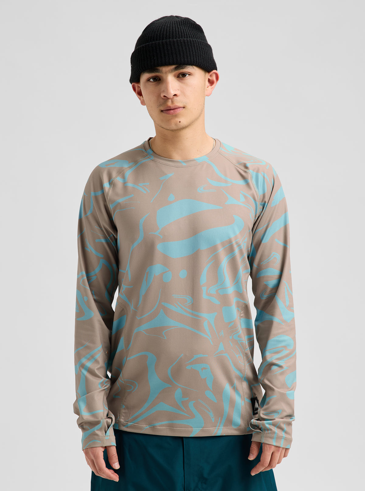 Product image of Men's Burton Synthetic Lightweight Base Layer Crewneck[Variant:Liquid Mineral]