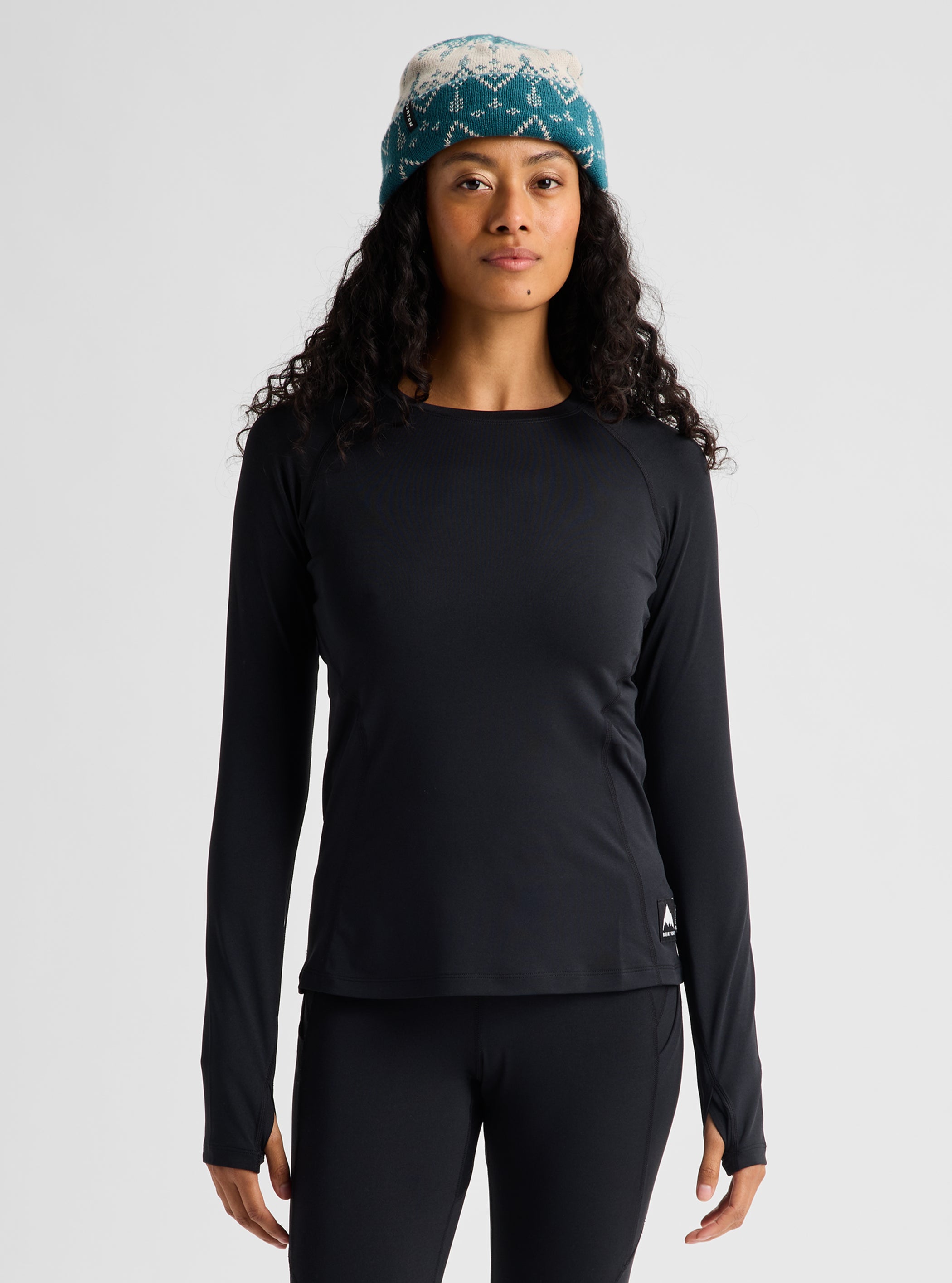 Product image of Women's Burton Lightweight Base Layer Crewneck[Variant:True Black]