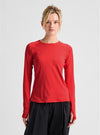 Product image of Women's Burton Lightweight Base Layer Crewneck[Variant:Hot Tamale]