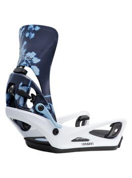 Product image of Women's Burton Step On® Lexa X Snowboard Bindings[Variant:Cyanotype Floral / White]