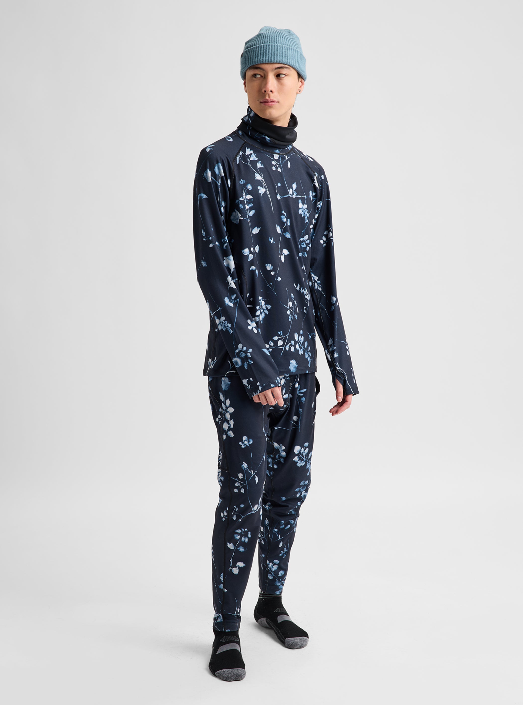 Herren Synthetic Midweight Base Layer Long Neck