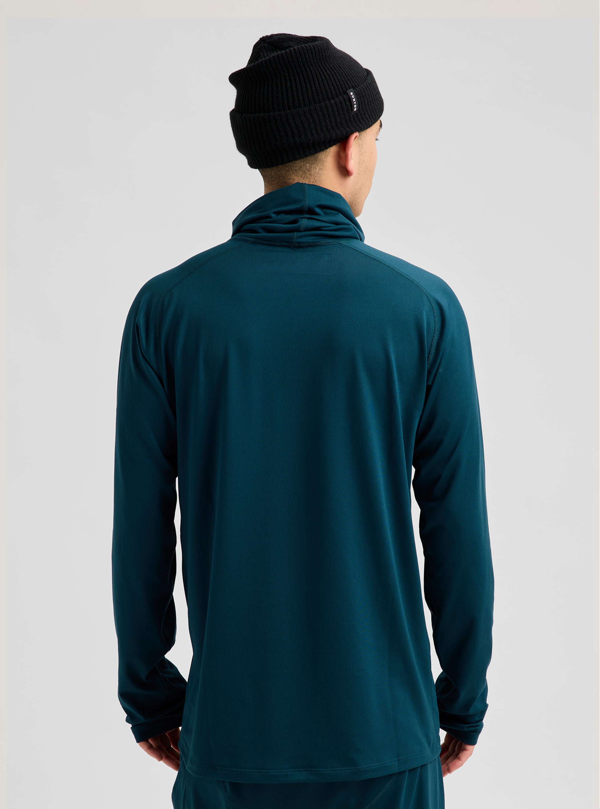 Product image of Men's Burton Synthetic Midweight Base Layer Long Neck[Variant:Bear Hug Brown / Atlantic Teal]