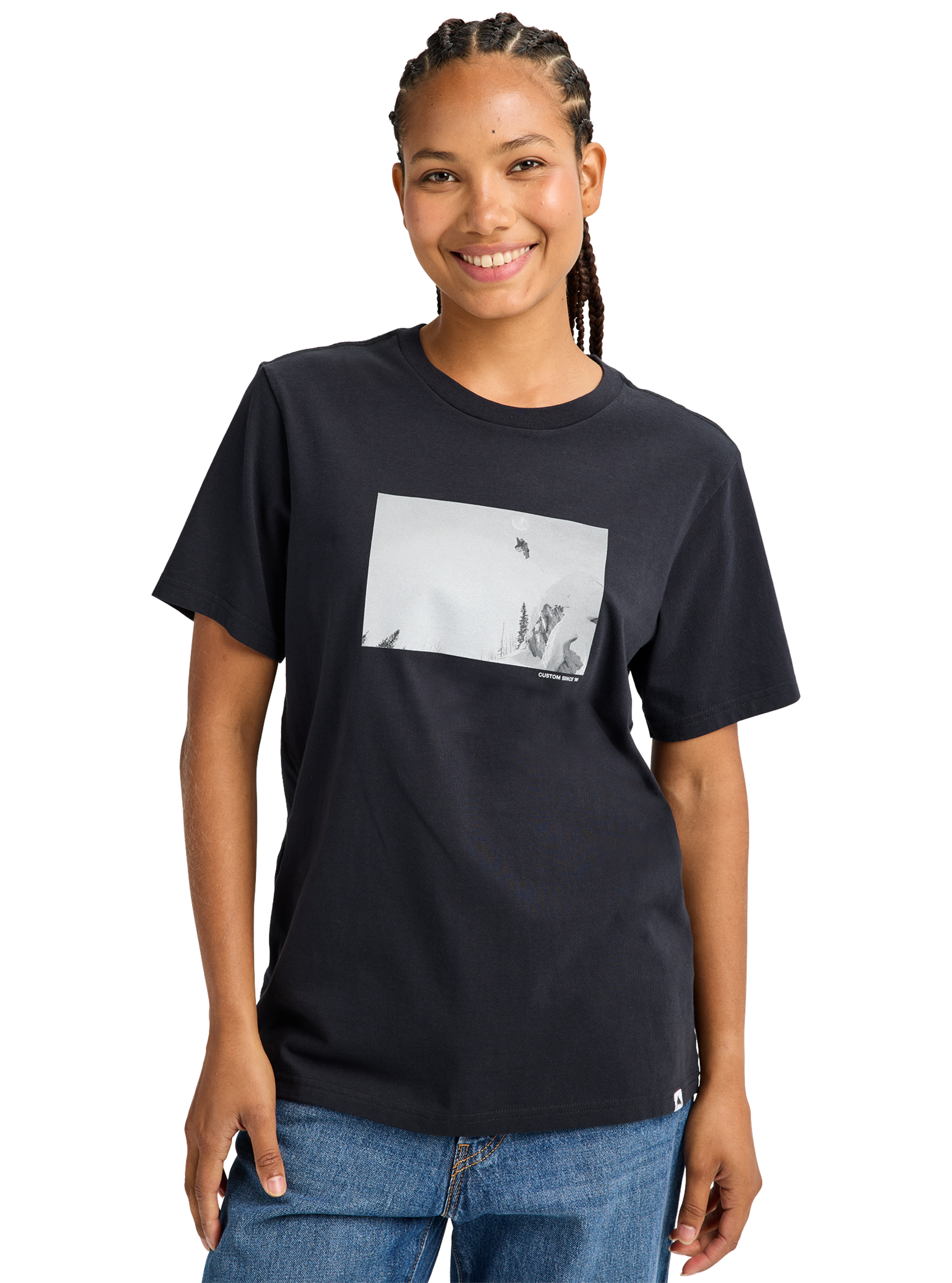 Product image of Burton 30th Custom Short Sleeve T-Shirt[Variant: True Black]