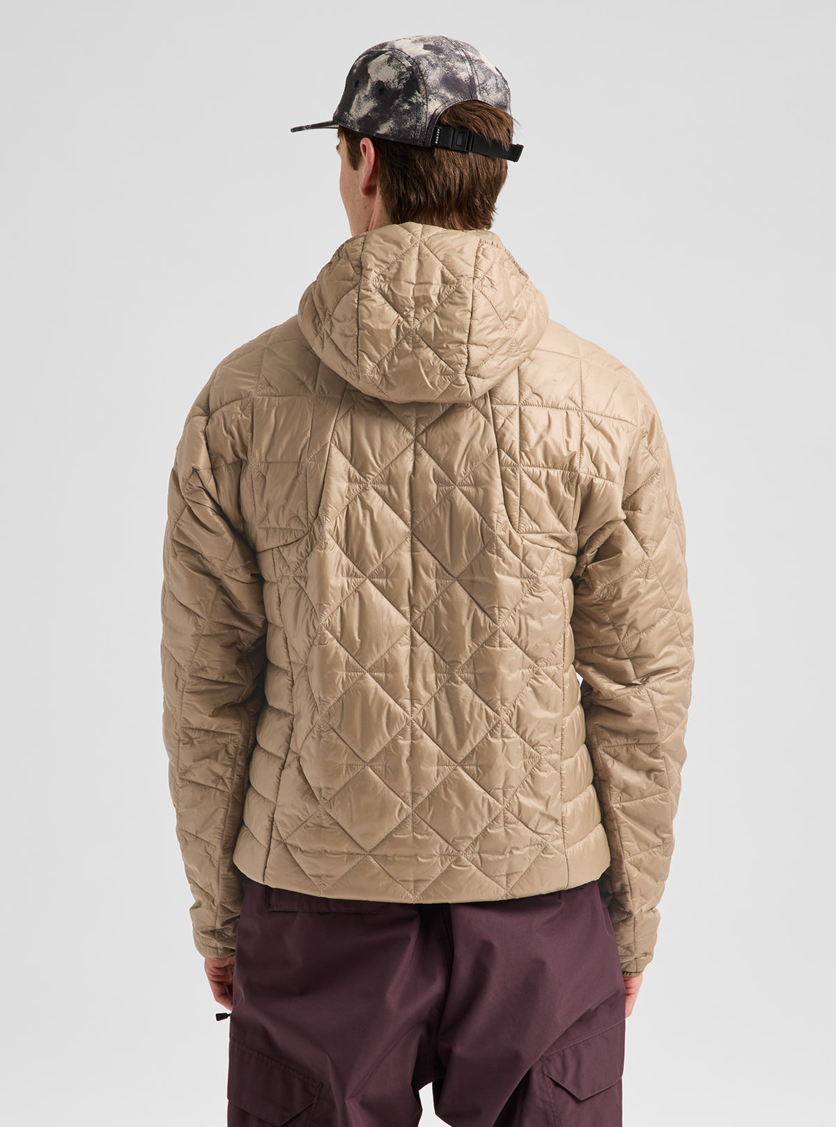 Product image of Men's Burton Reserve Synthetic Insulated Hooded Jacket[Variant:Summit Taupe]
