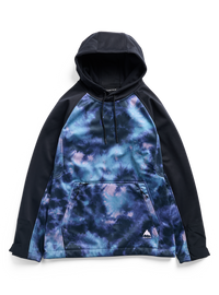 Product image of Burton Crown Weatherproof Riding Pullover Hoodie[Variant:Crystal Dye / True Black]