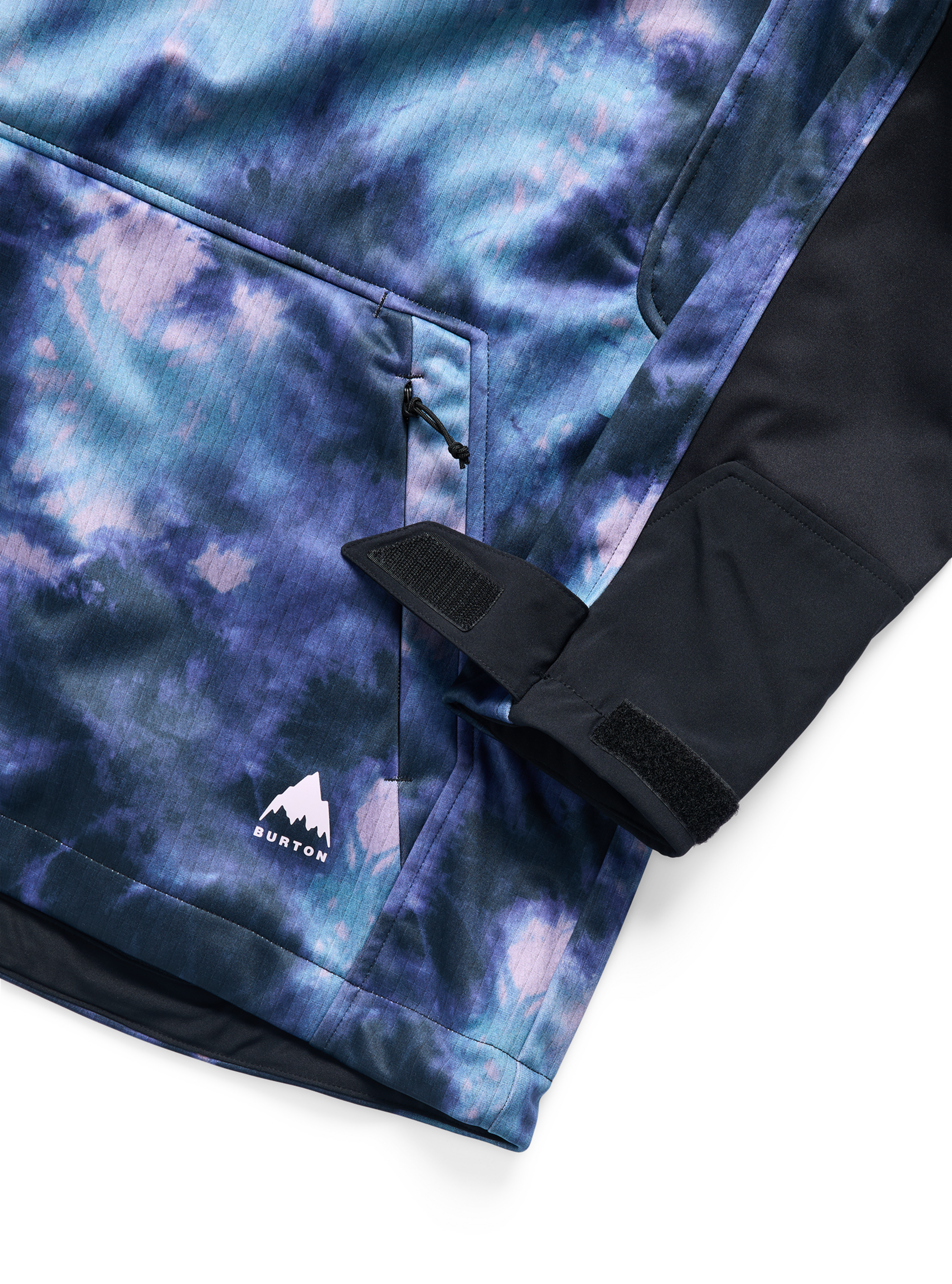 Product image of Burton Crown Weatherproof Riding Pullover Hoodie[Variant:Crystal Dye / True Black]