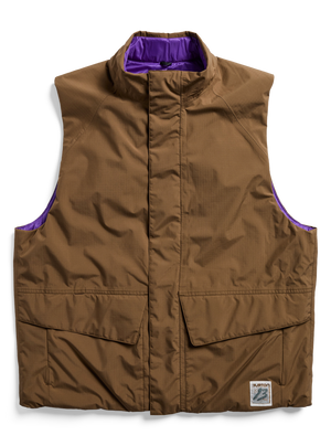 Product image of Men's Burton Reversible Insulated Vest[Variant:Earth Ship Brown]