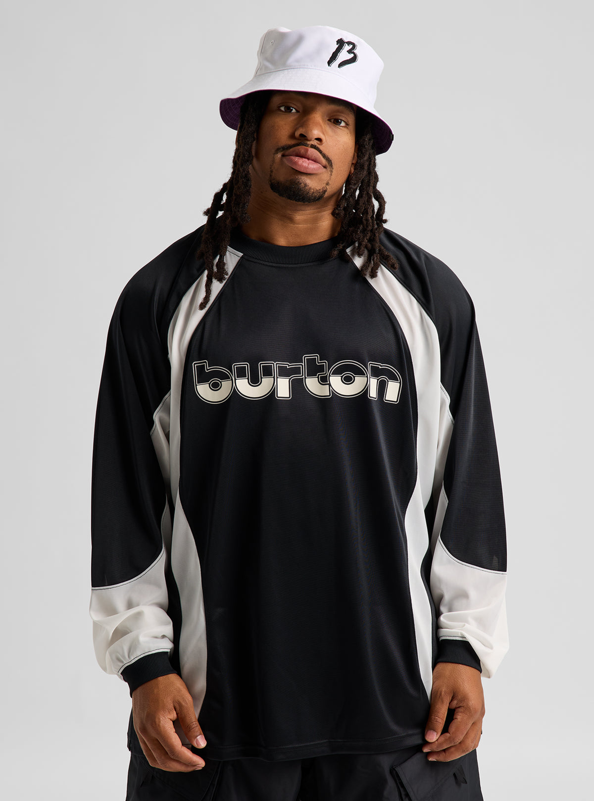 Product image of Men's Burton Long Sleeve Jersey[Variant:True Black]