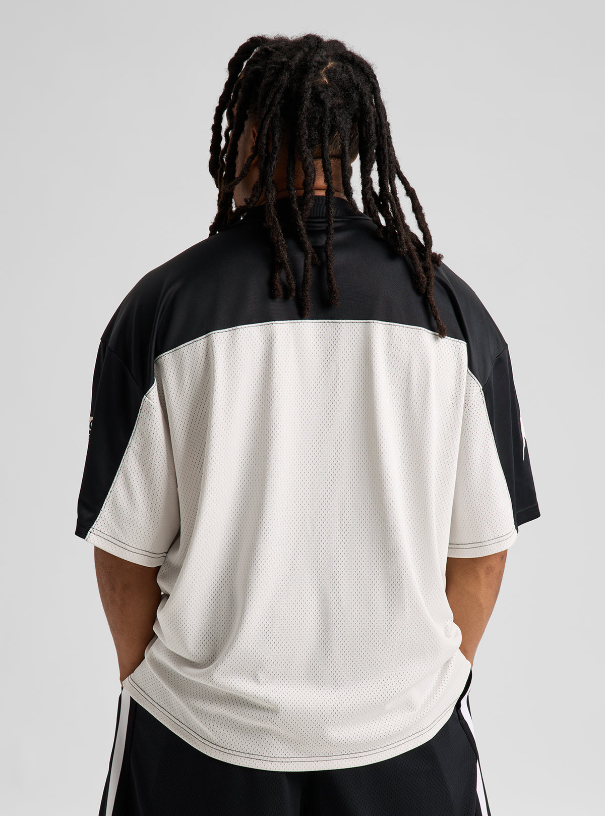 Product image of Men's Burton Short Sleeve Jersey [Variant: Stout White / True Black]