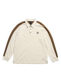 Product image of Men's Burton Rugby Shirt[Variant:Lunar Sand / Earth Ship Brown]