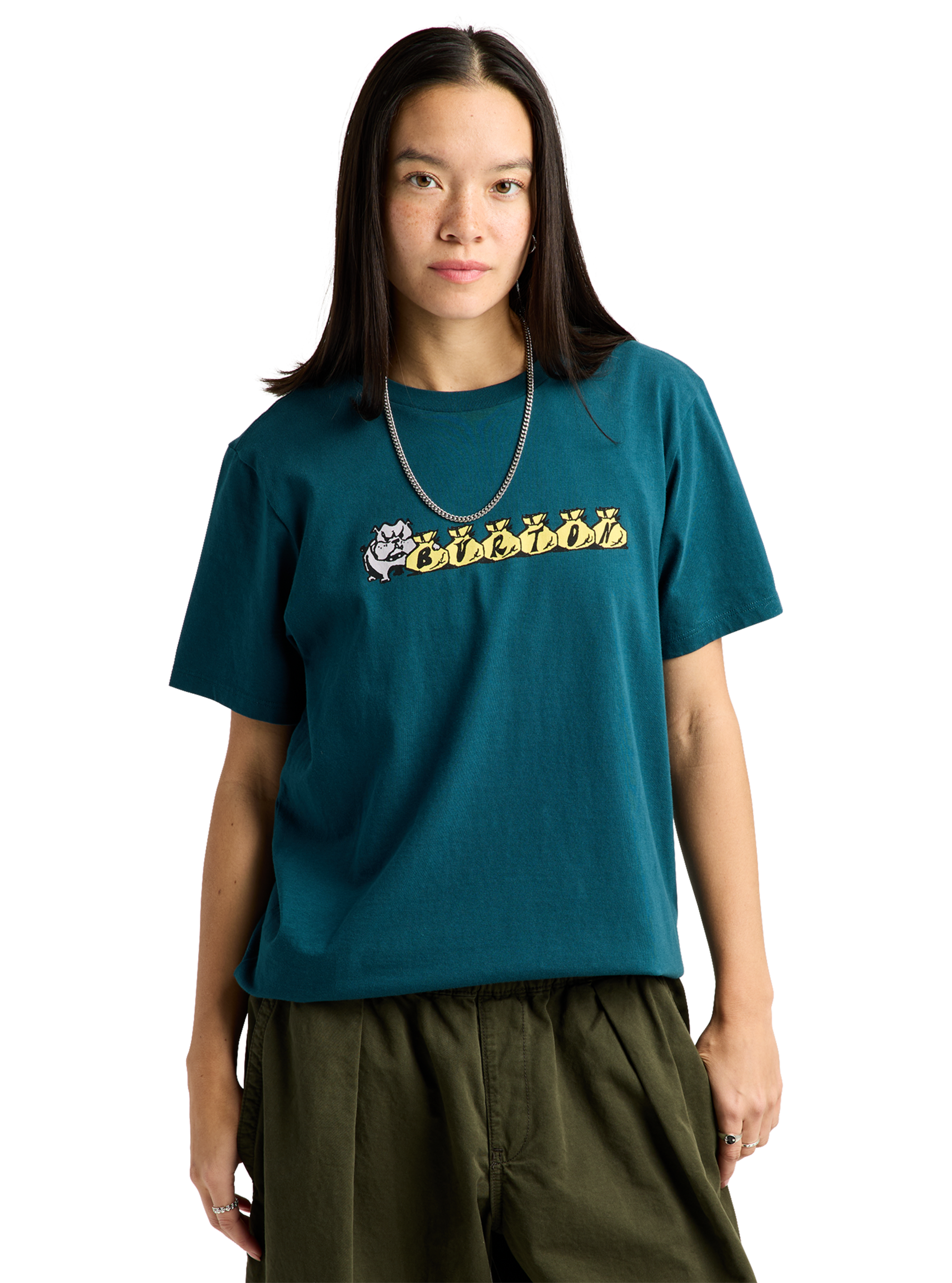 Product image of Burton Ransacked Short Sleeve T-Shirt[Variant: Atlantic Teal]