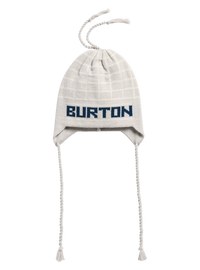 Product image of Burton 50th 80's Earflap Beanie[Variant:Gray Heather / Stout White / Selvedge Blue]