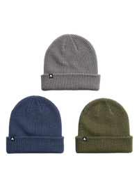 Product image of Burton DND Beanie (3 Pack)[Variant:Selvedge Blue / Gotham Gray / Dried Moss]