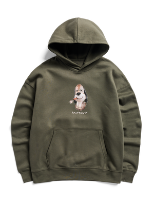 Product image of Burton Short Fuse Pullover Hoodie[Variant:Khaki Green]