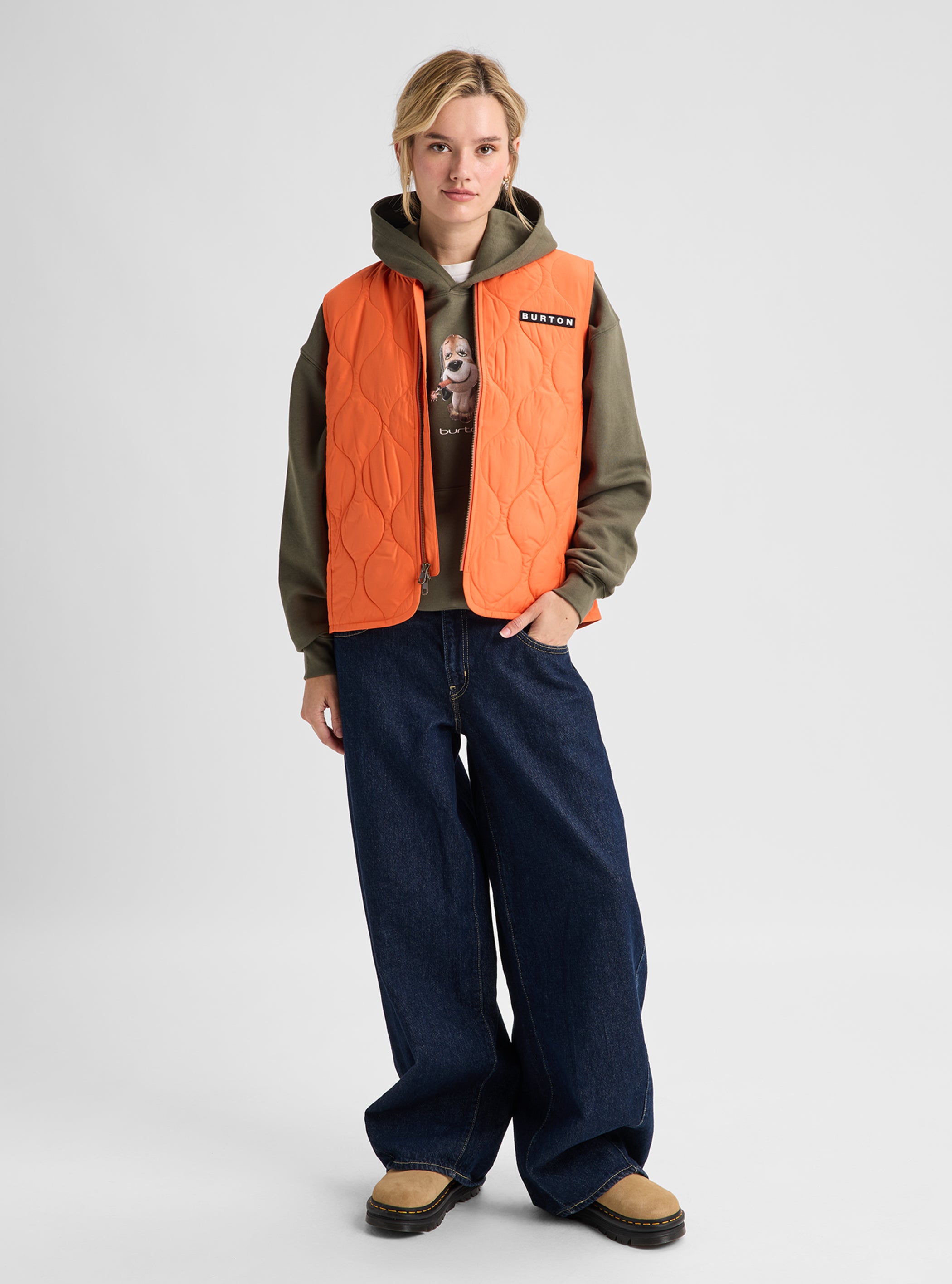 Women's Burton Quilted Synthetic Puffer Vest