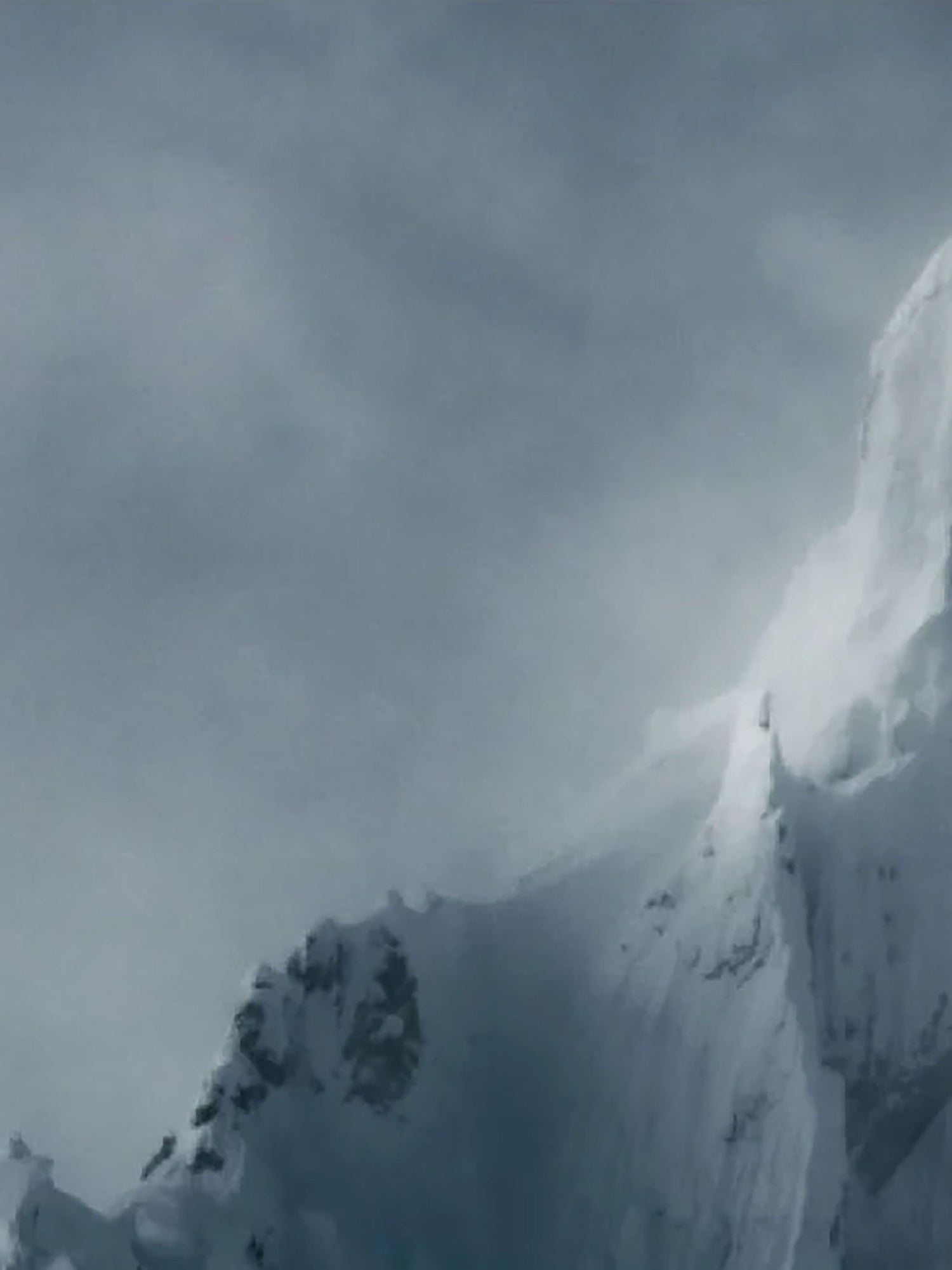 Snowy Mountain Landscape