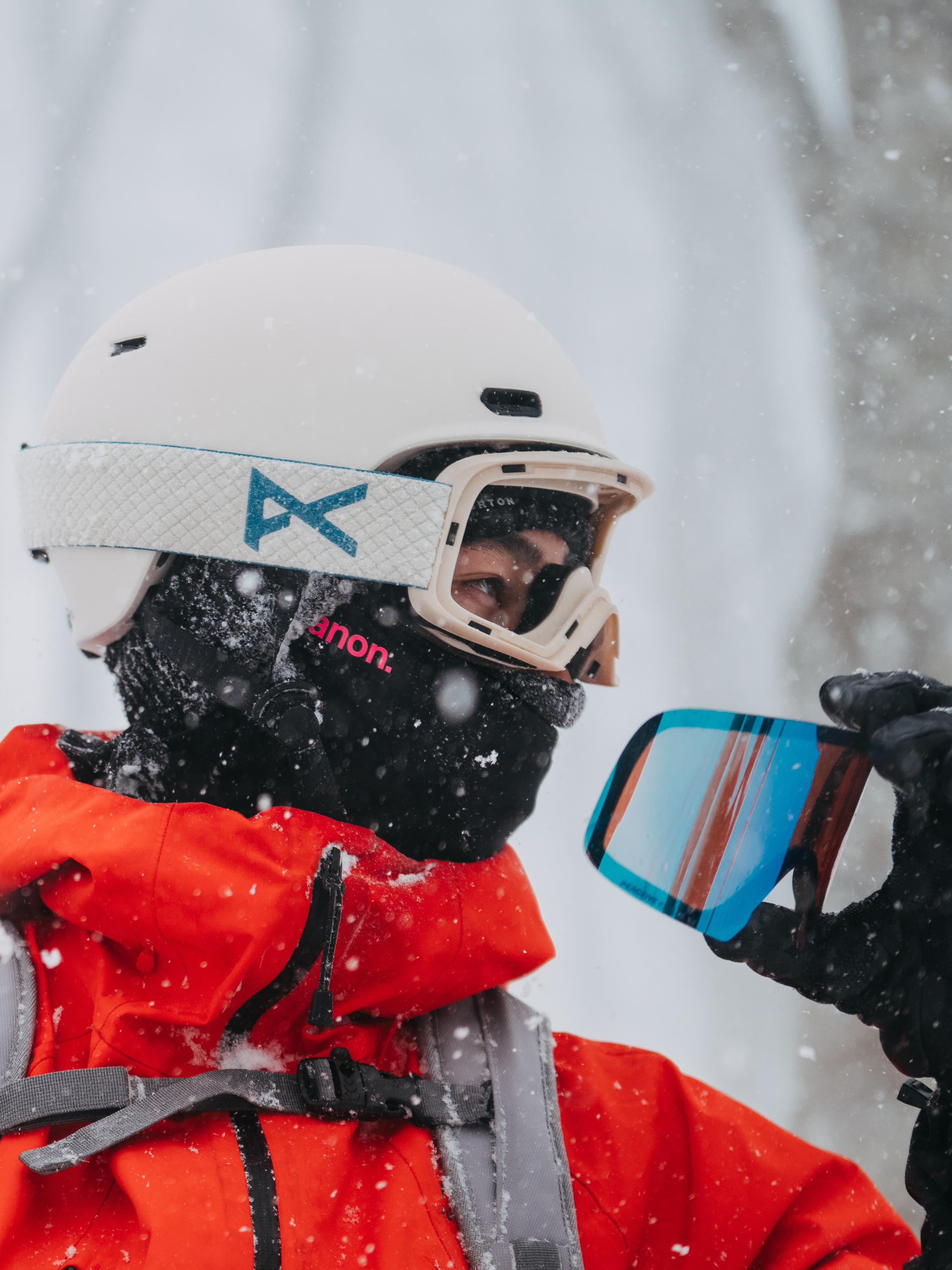 Anon Goggles, MFI Facemask, Anon Helmet